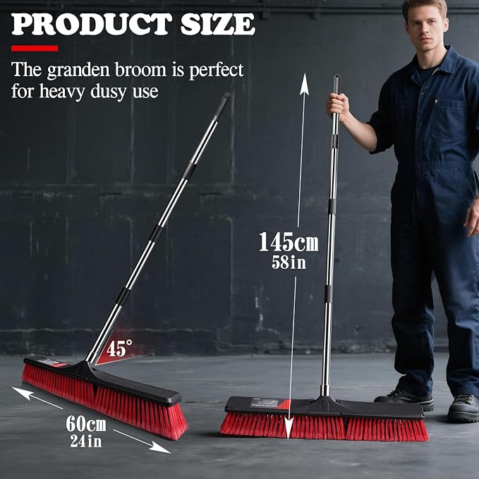 Push Broom Red