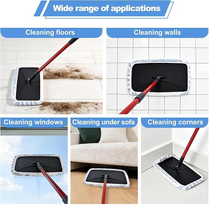 Blue & White Mop Pad Set