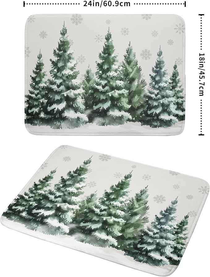 Christmas Pine Tree-White