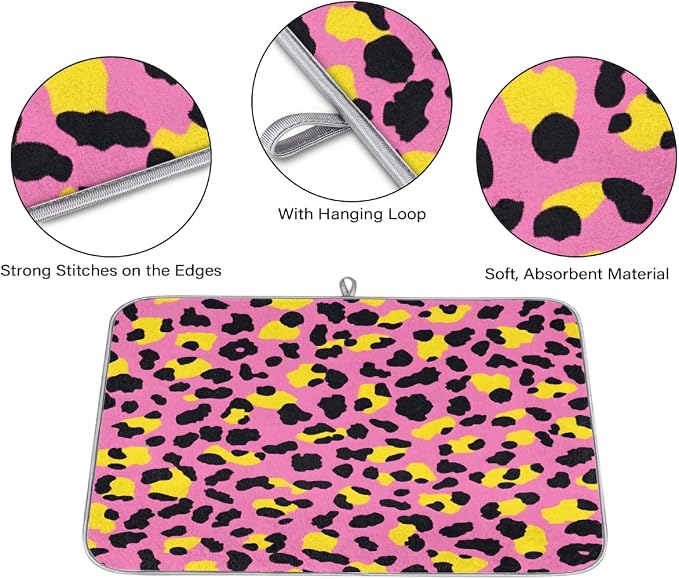 Pink Yellow Leopard