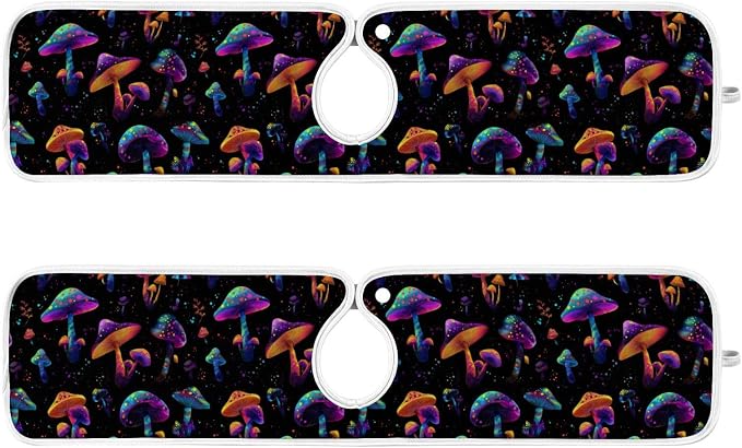 Neon-Color Mushrooms
