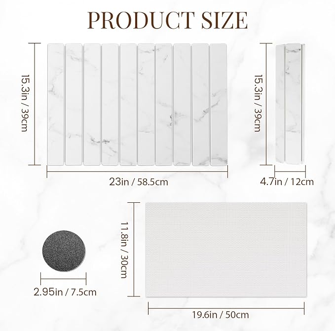 Foldable-Marble White