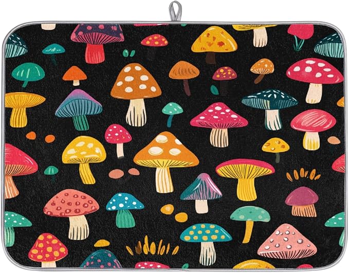 Colorful Cute Mushrooms