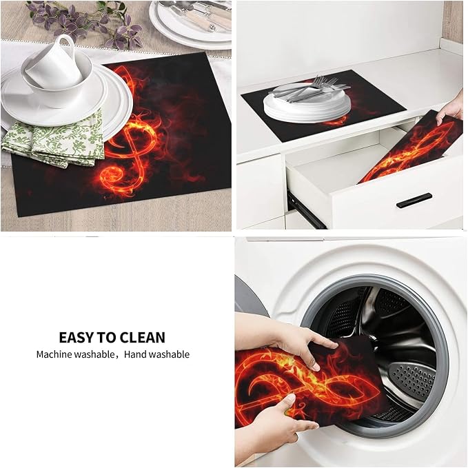 Flaming Music Note