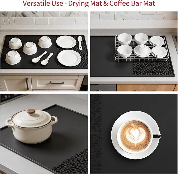 Black with a flat surface and beans
