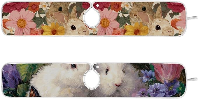 Easter Bunny Eggs Flowers Butterfly