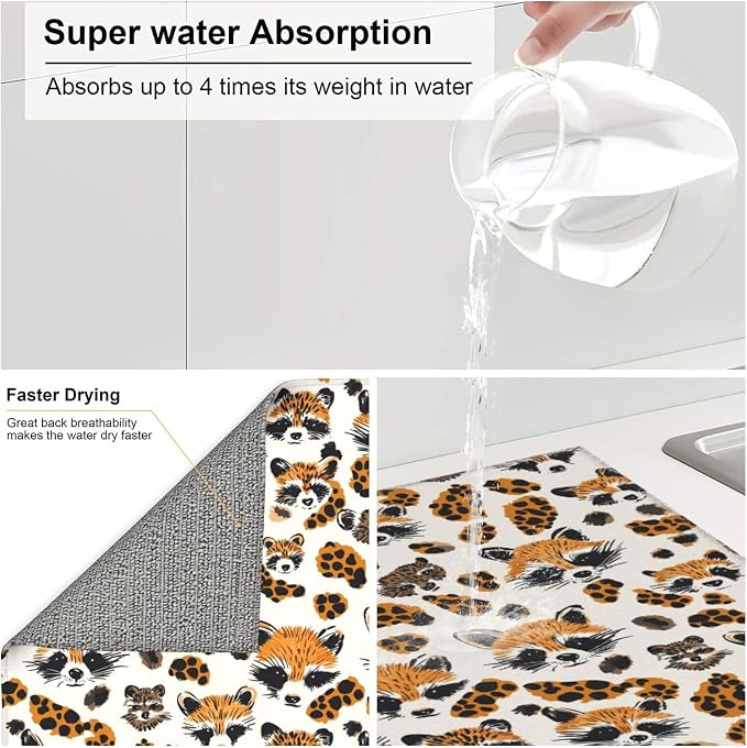 Raccoon Leopard Print