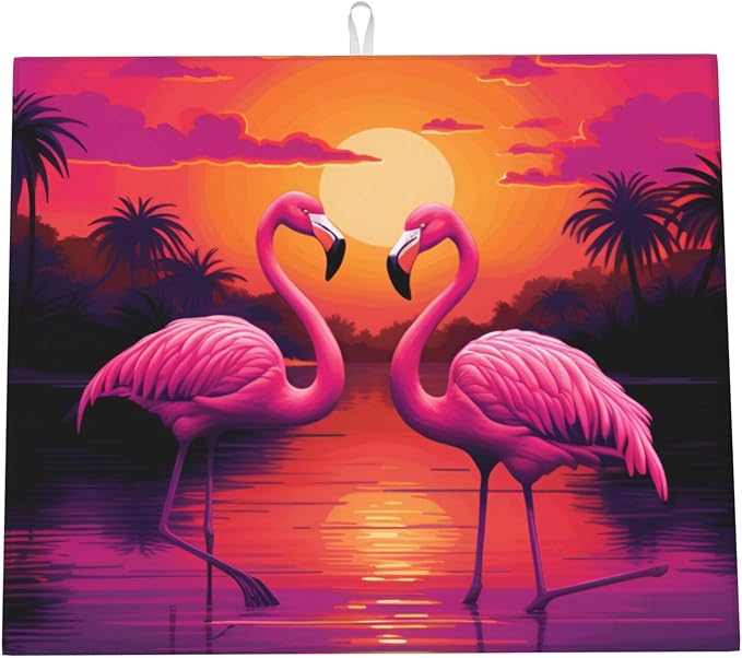 Pink Flamingo Sunset