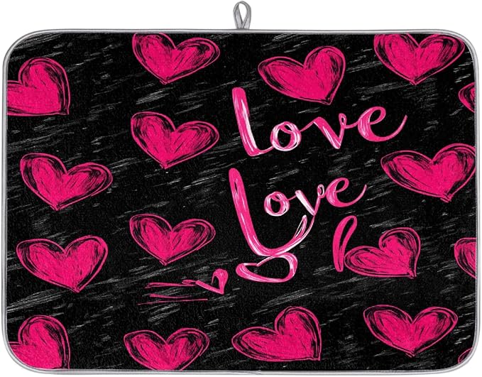 Pink Hearts And Love