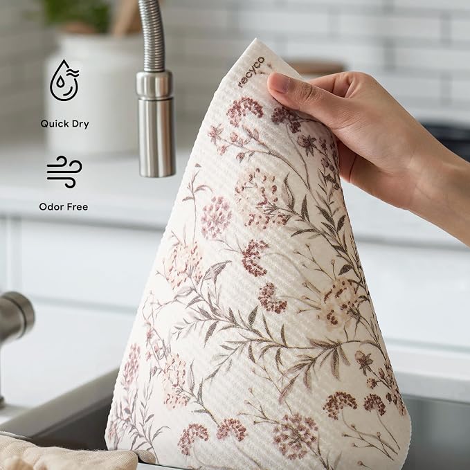 Watercolor Florals Terracotta - Xl 4 Pack