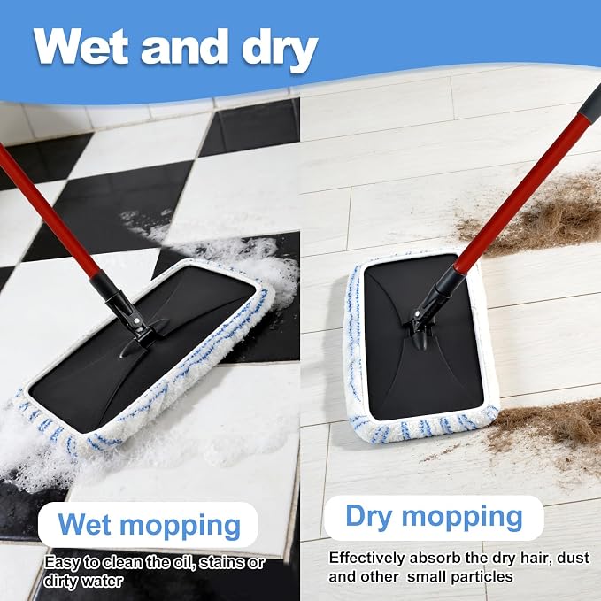 Blue & White Mop Pad Set