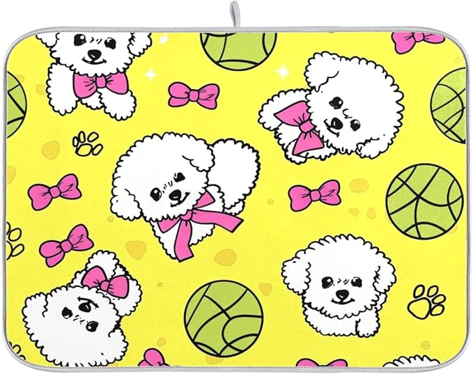 Dogs Paws Tennis Yellow