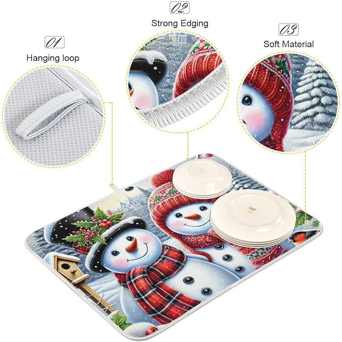 Winter Christmas Snowman-2