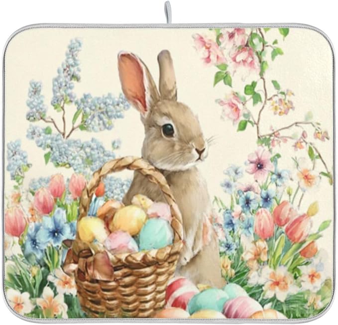easter bunny colorful eggs