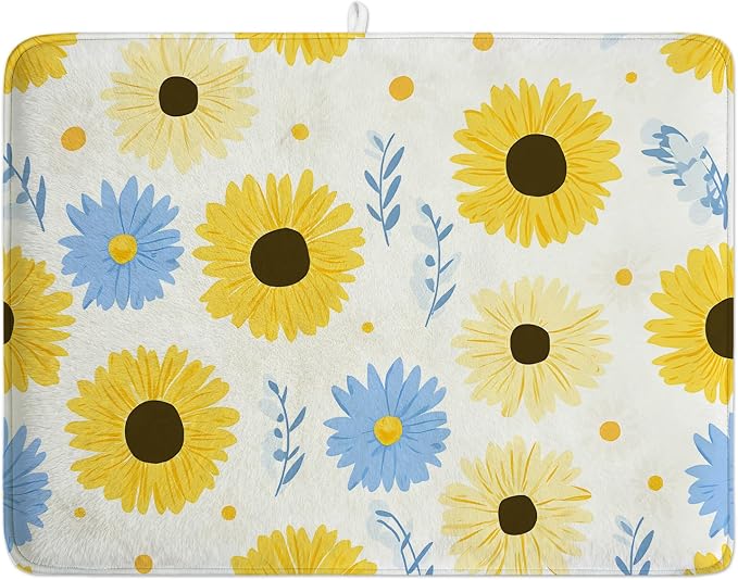 Yellow and Blue Flowers