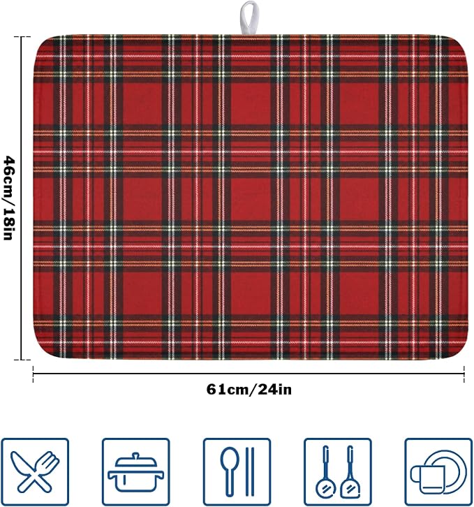 Christmas-red plaid