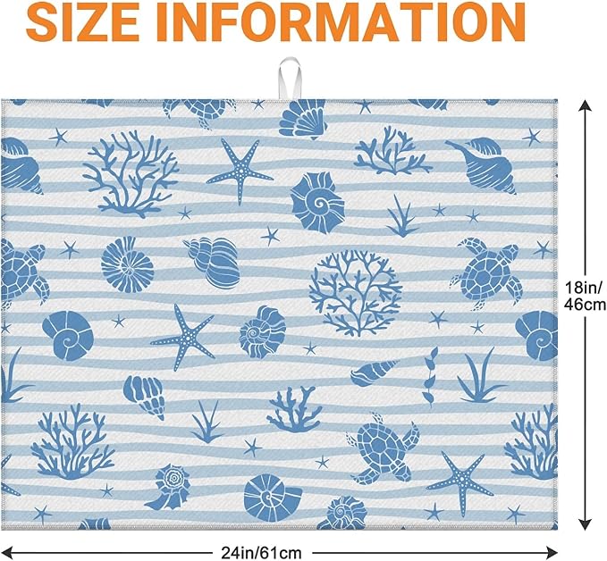 Blue Sea Turtle Shell