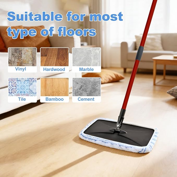 Blue & White Mop Pad Set