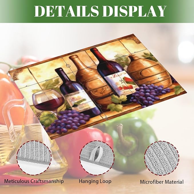 Wine Bottle Tile Mural