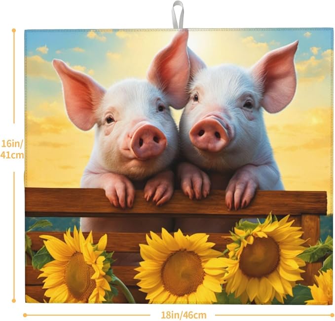 Two Little Pigs Yellow Sunflower