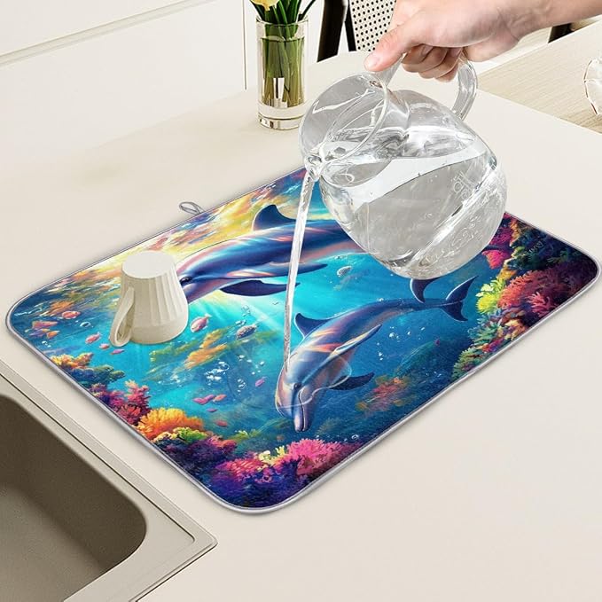 Sea Colorful Dolphin