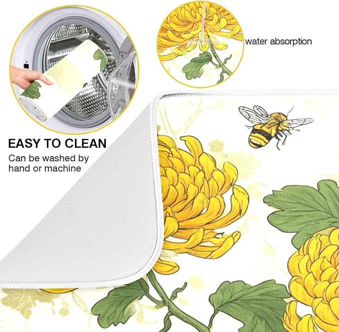 Bees and Fall Chrysanthemums