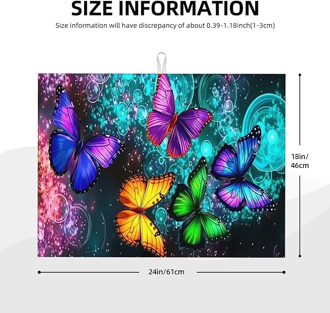 Colorful Butterfly Floral