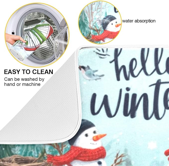 green bicycle snowman attire