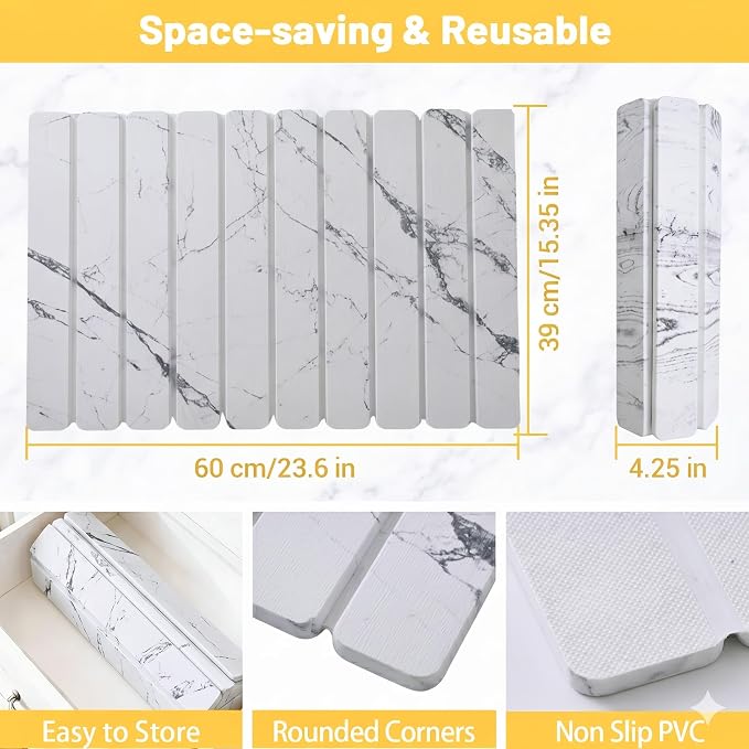 White With Gray Marble