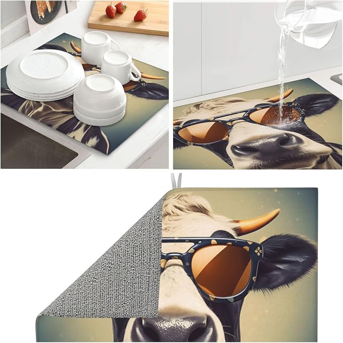 Vintage Cool Sunglasses Cow