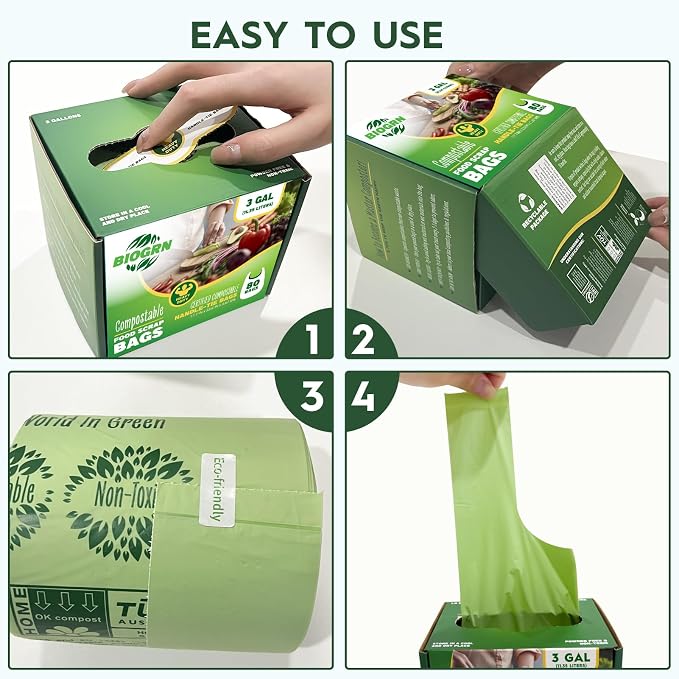 3 Gal, Handles Bags, 80 Count