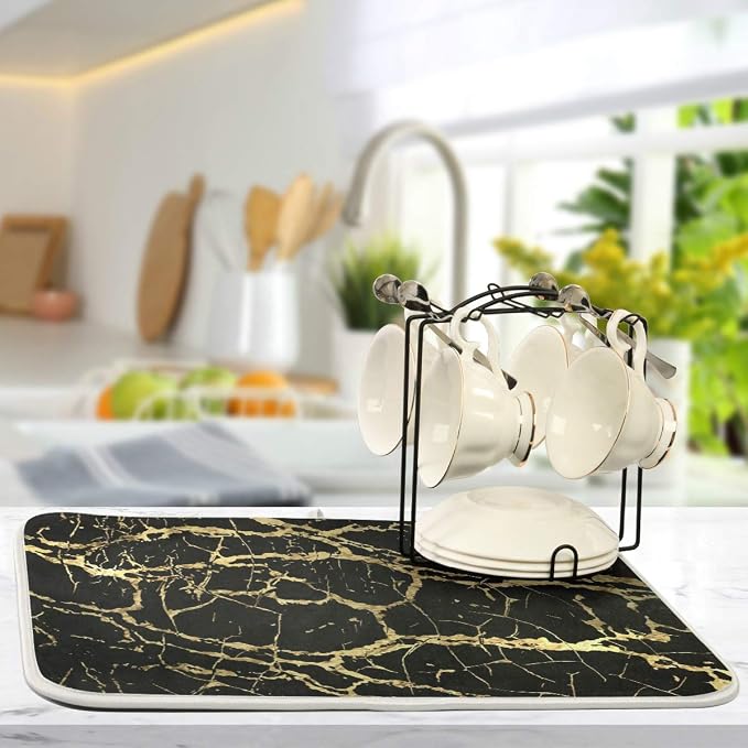 Black Gold Marble