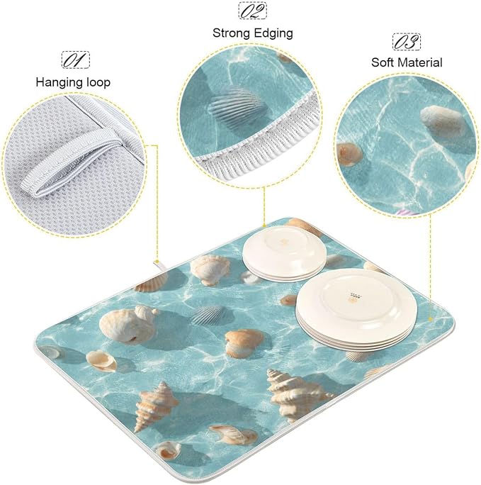 Blue Sea Shell Summer