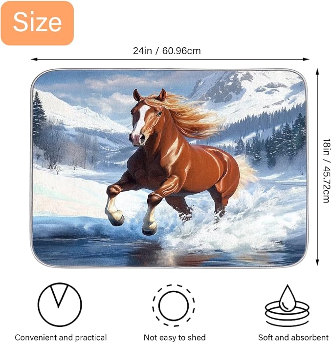 Running Horse Snow Mountain