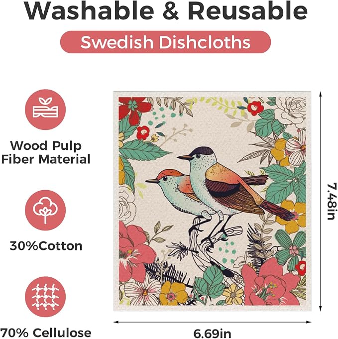 Birds Flowers