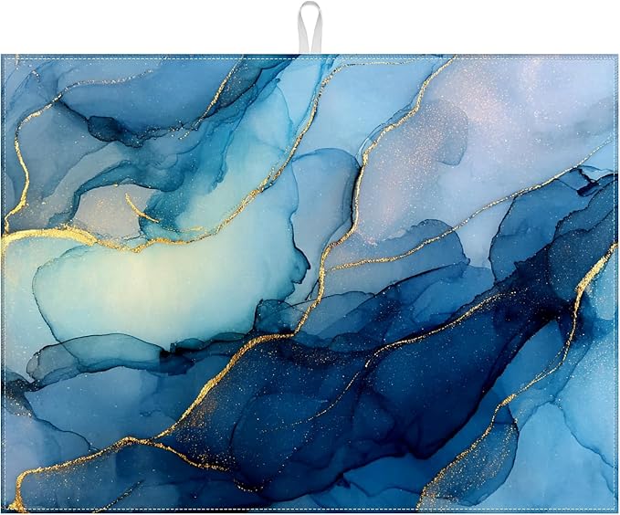 Blue Gold Marble