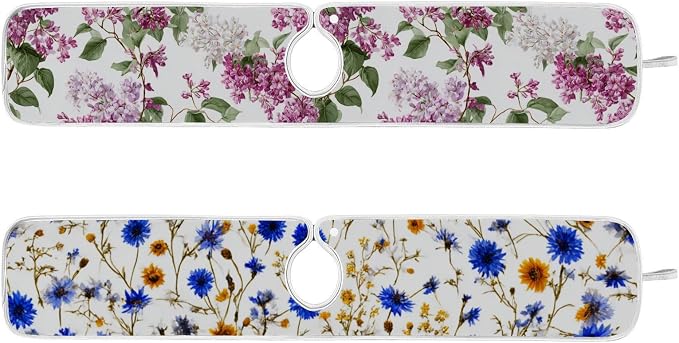 Cornflower Sunflower White Pink Lilac