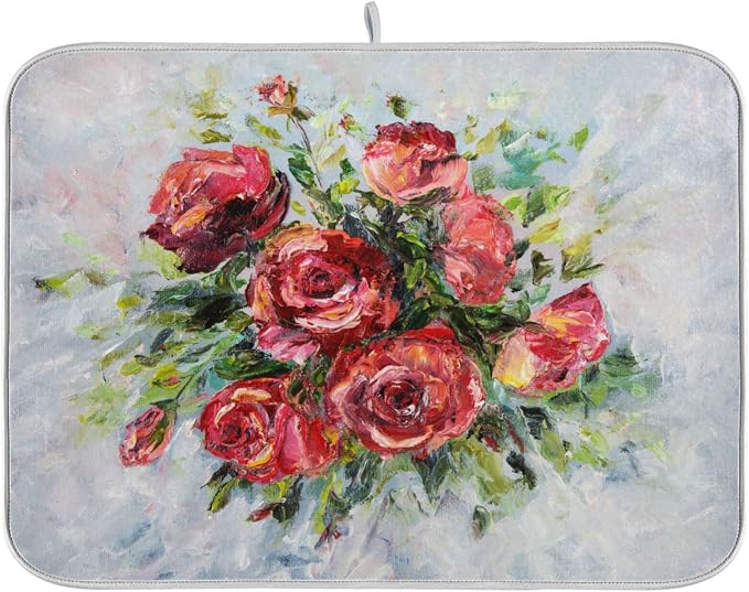 Red Rose Oil Painting