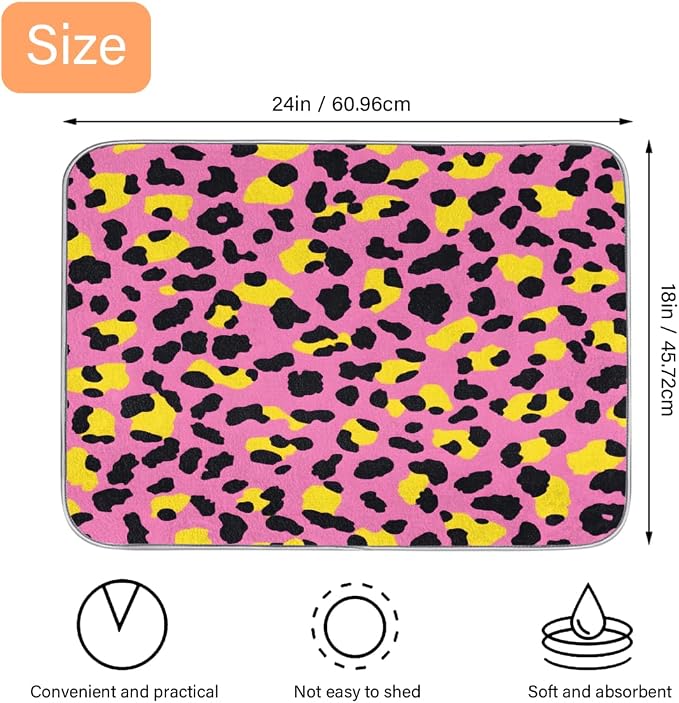 Pink Yellow Leopard