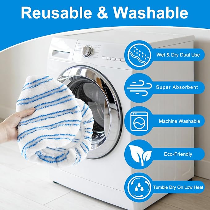 Blue & White Mop Pad