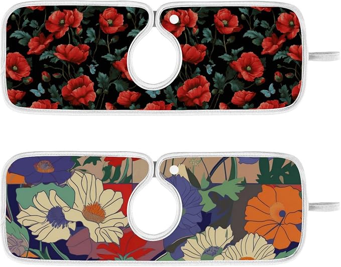 Japanese Purple Red Poppy Poppy Butterfly Leaf