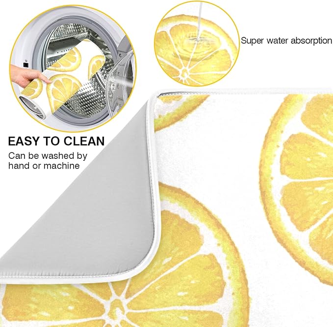 6 Yellow Sliced Lemon