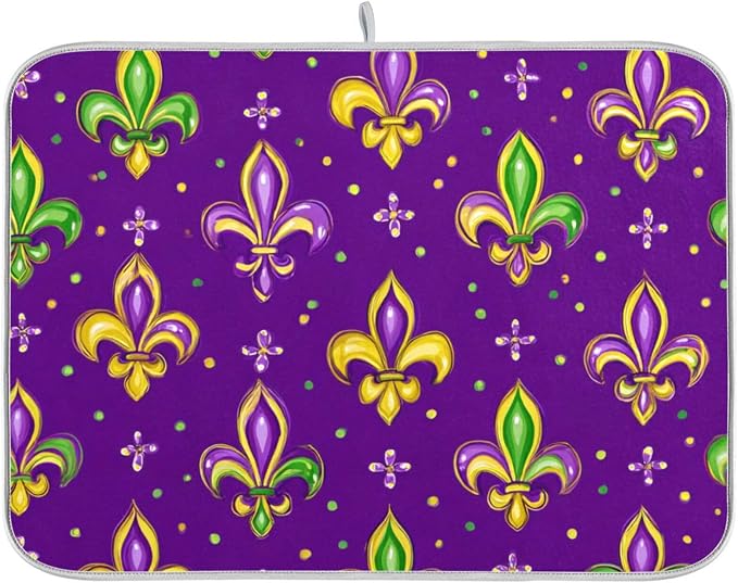 Bright Purple Fleur-de-lis