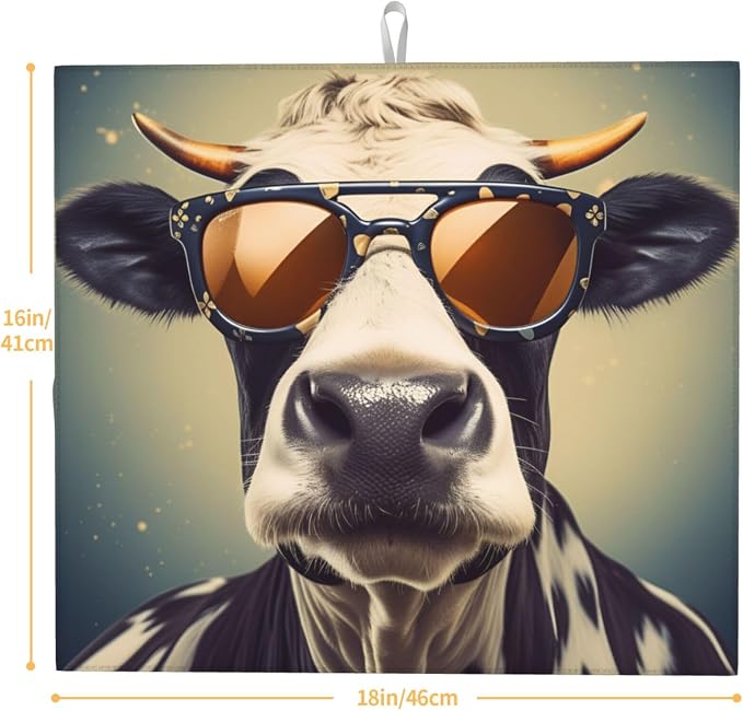 Vintage Cool Sunglasses Cow