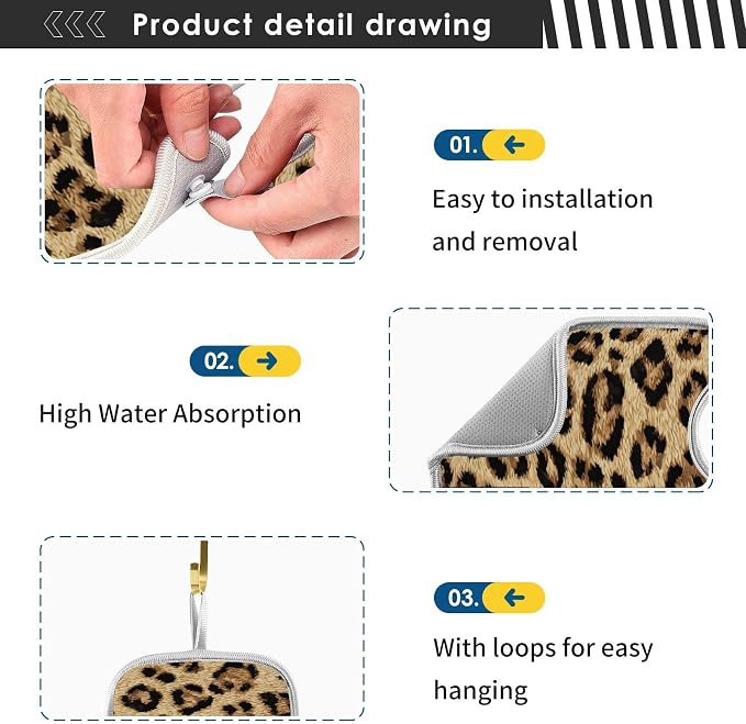 Brown Leopard Print