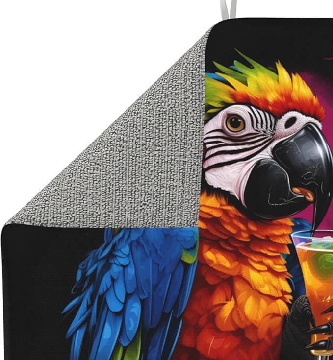 Tropical Colorful Parrot Cocktail
