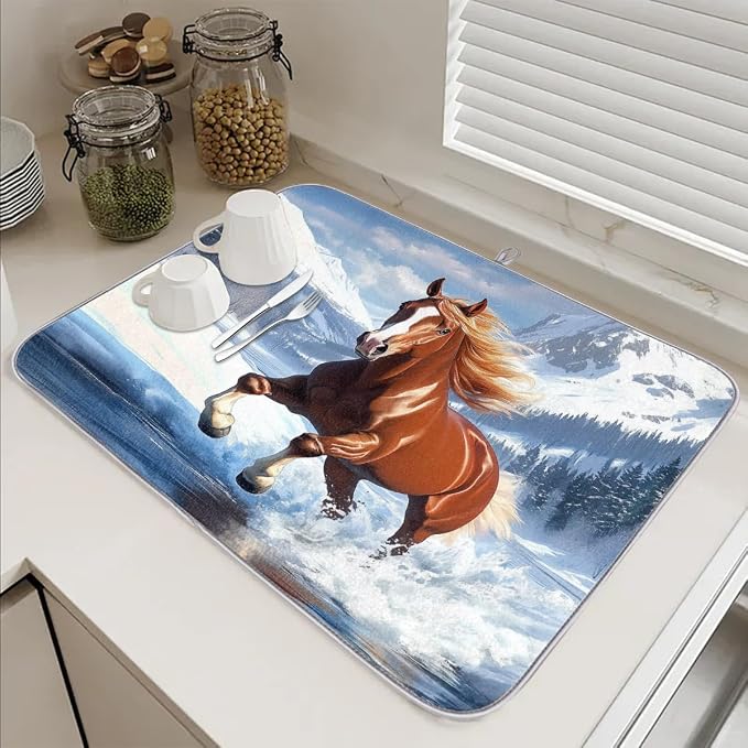 Running Horse Snow Mountain