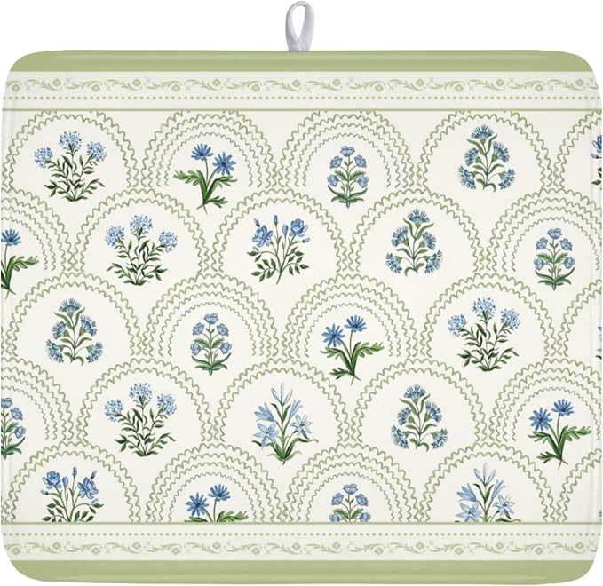 Floral Aqua