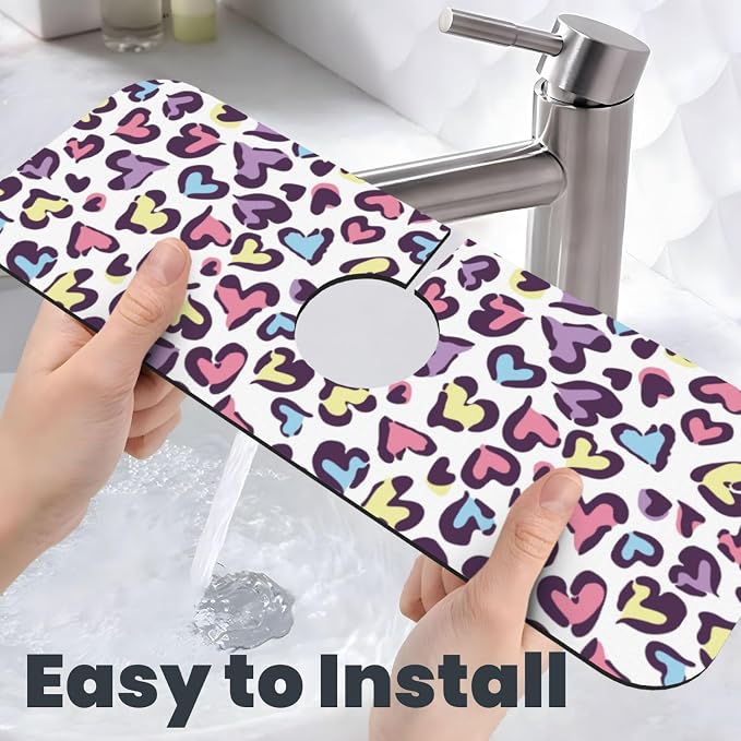 Heart Leopard Colorful