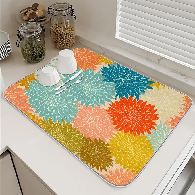Colored Chrysanthemum Flowers